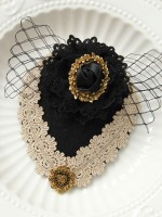 Vintage Tulle Bowknot Lady Mini Top Hat Vintage Tulle Bowknot Lady Mini Top Hat