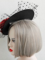 Vintage Tulle Flower Mini Top Hat Vintage Tulle Flower Mini Top Hat