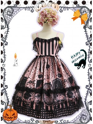 Witch Kitty Gothic Halloween Jumperskirt
