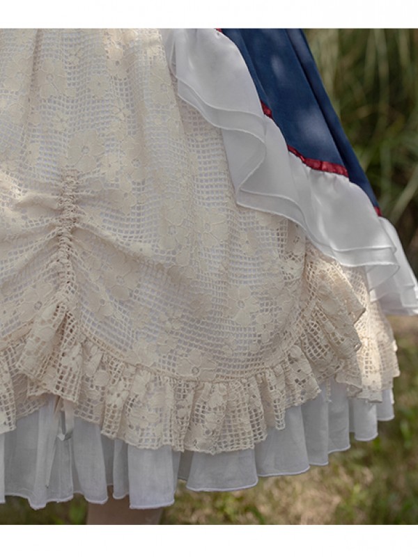 With Puji - Snow White Elegant One-piece With Puji - Snow White Elegant One-piece