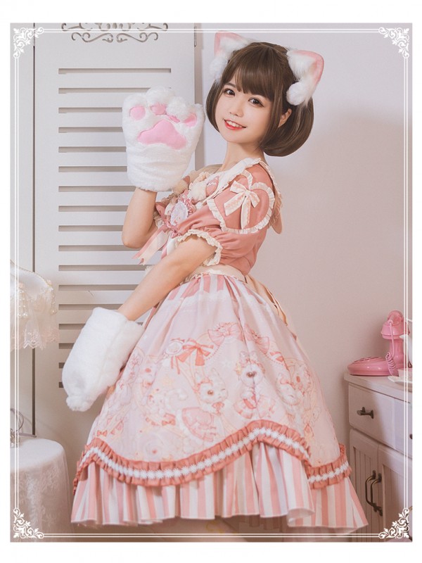 YINGLUOFU - Crown Cat One-piece YINGLUOFU - Crown Cat One-piece