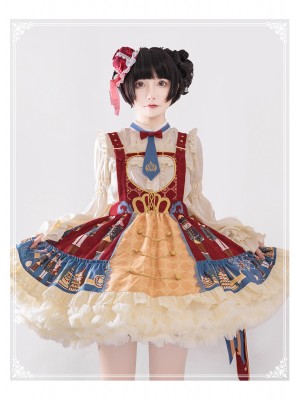 YINGLUOFU - The Nutcracker Suspender Skirt
