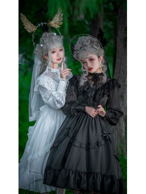 Zhijinyuan - Camellia Elegant Lace One-piece