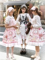 Zhijinyuan - Cat Tea Party Jumperskirt 