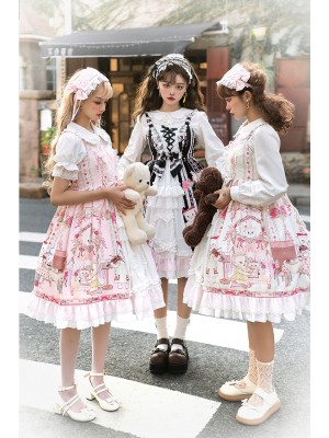Zhijinyuan - Cat Tea Party Jumperskirt 