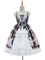 Zhijinyuan - Cat Tea Party Jumperskirt 