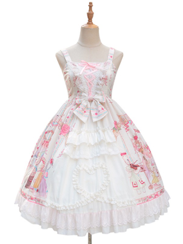 Zhijinyuan - Cat Tea Party Jumperskirt 
