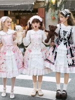 Zhijinyuan - Cat Tea Party Jumperskirt 