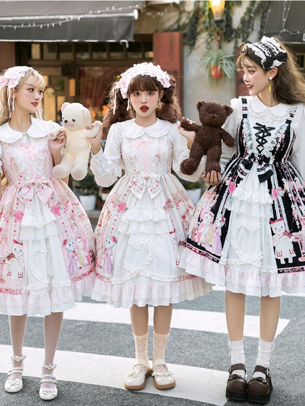 Zhijinyuan - Cat Tea Party Jumperskirt 