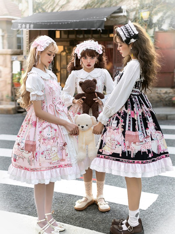 Zhijinyuan - Cat Tea Party Jumperskirt 