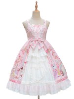 Zhijinyuan - Cat Tea Party Jumperskirt 