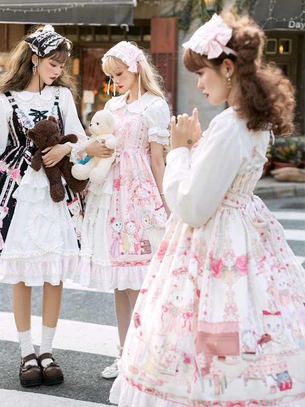 Zhijinyuan - Cat Tea Party Jumperskirt 