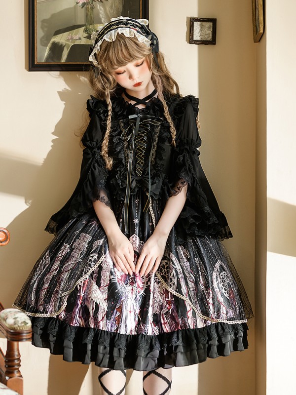 Zhijinyuan - Guardians Gothic Jumperskirt Zhijinyuan - Guardians Gothic Jumperskirt