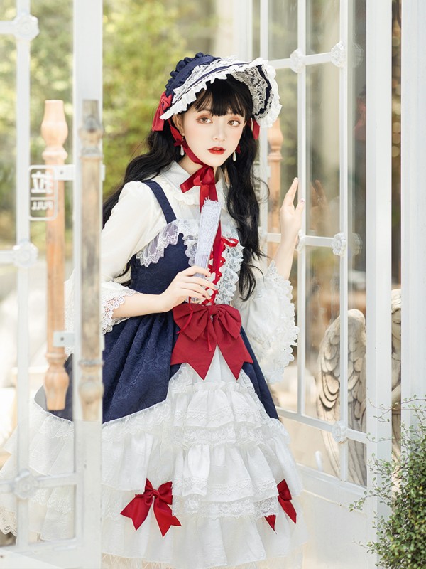 Zhijinyuan - Snow White Elegant Jumperskirt