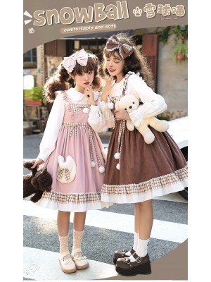 Zhijinyuan - Snowball Cat Jumperskirt