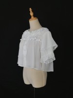 Lolita summer princess sleeves lace short sleeved blouse Lolita summer princess sleeves lace short sleeved blouse