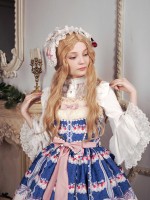 Sweet Cherry Print JSK Bow Belt Jumperskirt