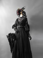 Long-sleeved Shirt Dress Retro Style One-piece Long-sleeved Shirt Dress Retro Style One-piece