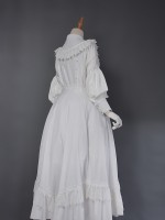 Long-sleeved Shirt Dress Retro Style One-piece Long-sleeved Shirt Dress Retro Style One-piece