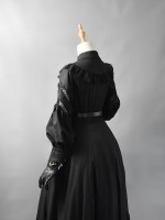 Long-sleeved Shirt Dress Retro Style One-piece Long-sleeved Shirt Dress Retro Style One-piece