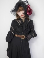 Long-sleeved Shirt Dress Retro Style One-piece Long-sleeved Shirt Dress Retro Style One-piece