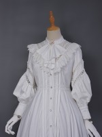 Long-sleeved Shirt Dress Retro Style One-piece Long-sleeved Shirt Dress Retro Style One-piece
