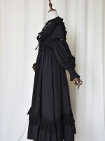 +Mercédes+ Retro Gothic Peaked Collar One-piece 053 +Mercédes+ Retro Gothic Peaked Collar One-piece 053