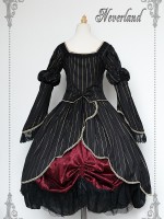 Long Sleeve Retro Dress Palace Style One-piece
