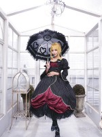 Long Sleeve Retro Dress Palace Style One-piece
