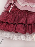 Sweet Pink Retro Lolita Suspender Skirt Furudo Erika Jumperskirt