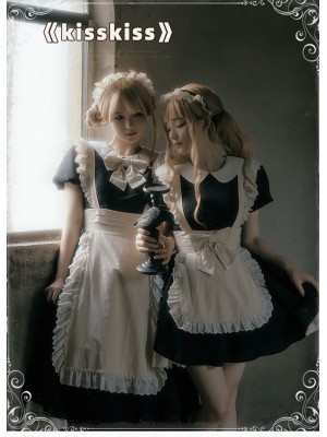 【Kisskiss】~Maid dress~Ancient style Folding lace~ONE-PIECE