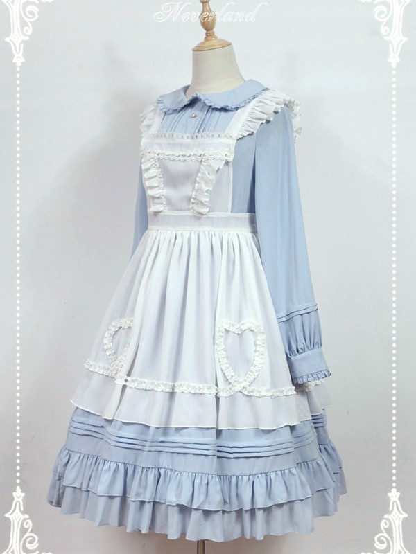 Sweet and cute doll collar Ross Mary Lolita One-piece OP