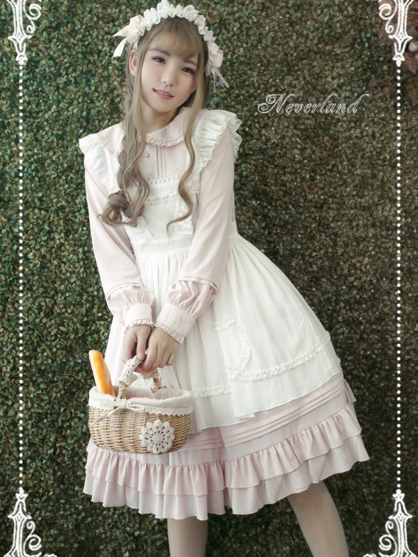 Sweet and cute doll collar Ross Mary Lolita One-piece OP