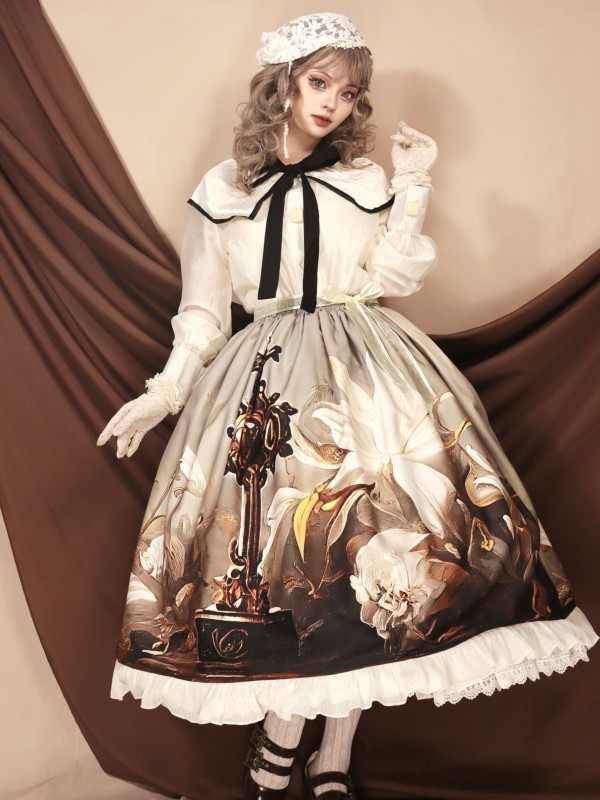 Angelic Kingdom Original printed skirt Saint Lily Angelic Kingdom Original printed skirt Saint Lily