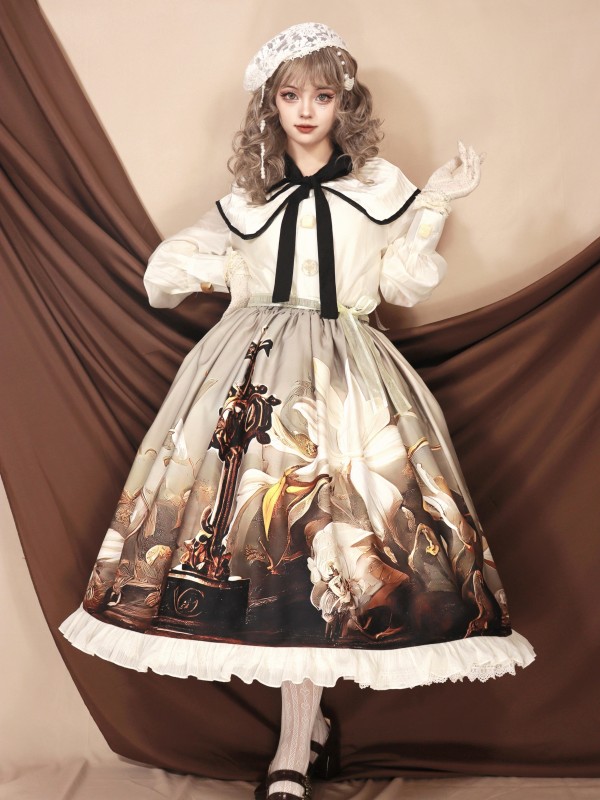 Angelic Kingdom Original printed skirt Saint Lily Angelic Kingdom Original printed skirt Saint Lily