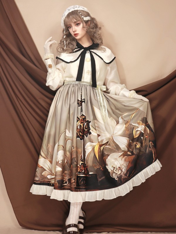 Angelic Kingdom Original printed skirt Saint Lily Angelic Kingdom Original printed skirt Saint Lily