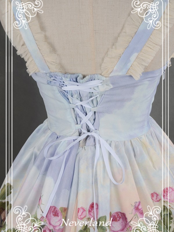 Sweet Lolita Print Dress Song of Skylark Jumperskirt