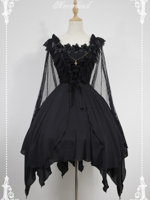 Gothic Lolita Chiffon Ballet Jumperskirt Dress