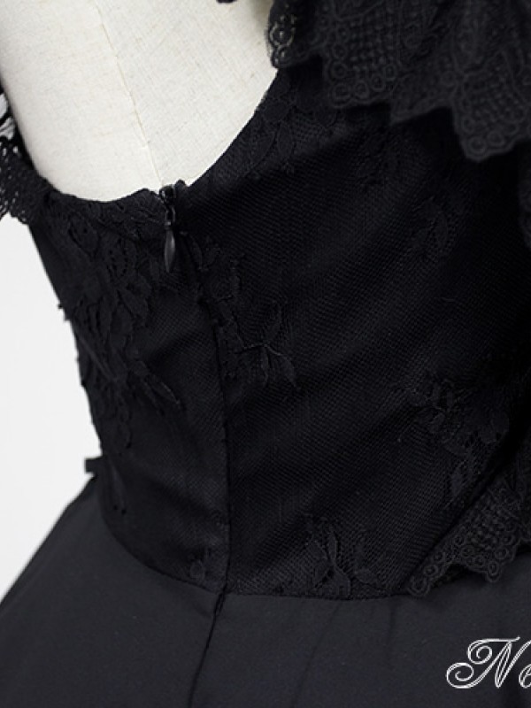 Gothic Lolita Chiffon Ballet Jumperskirt Dress