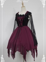Gothic Lolita Chiffon Ballet Jumperskirt Dress