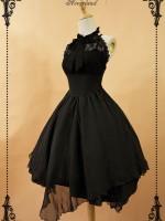 Sweet Chiffon Lace Halter Neck Lolita Jumperskirt Sweet Chiffon Lace Halter Neck Lolita Jumperskirt