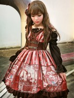 Steampunk Cat High-waisted Jumperskirt